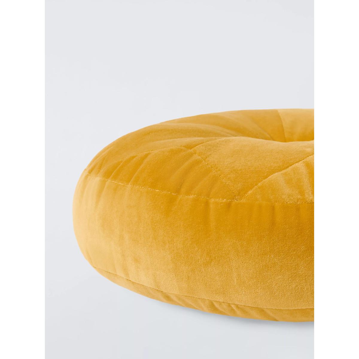 John Lewis Velvet Moroccan Round Cushion – image 4