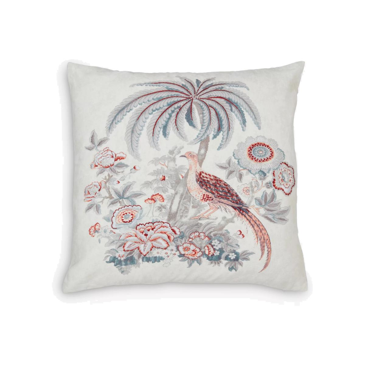 Laura Ashley Burdette Cushion, Steel – image 1