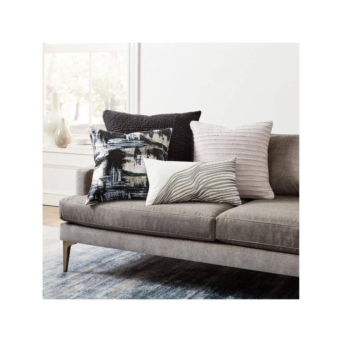 west elm Soft Corded Cushion, Natural – image 5