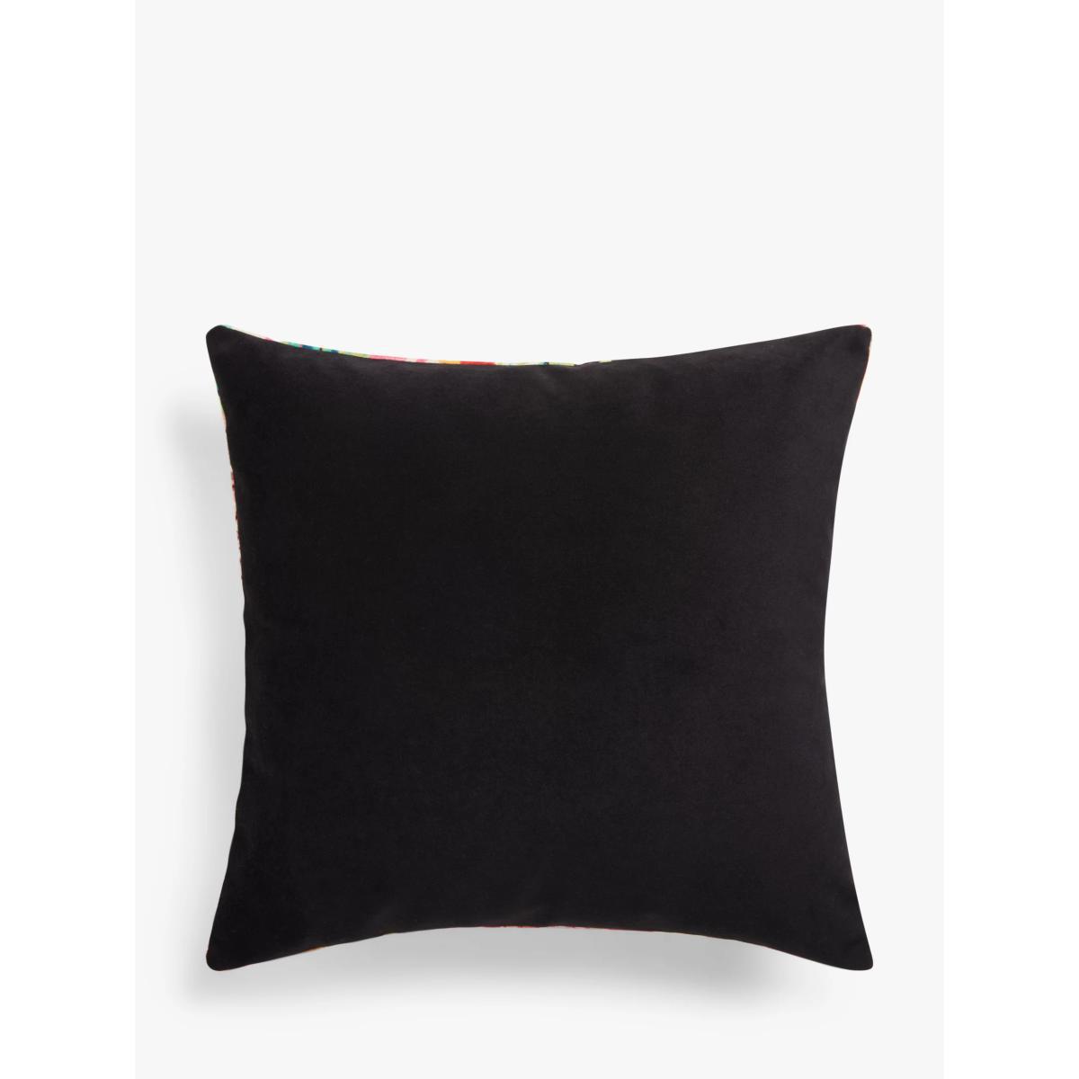 Sanderson Rose & Peony Cushion, Cerise / Viridian – image 2