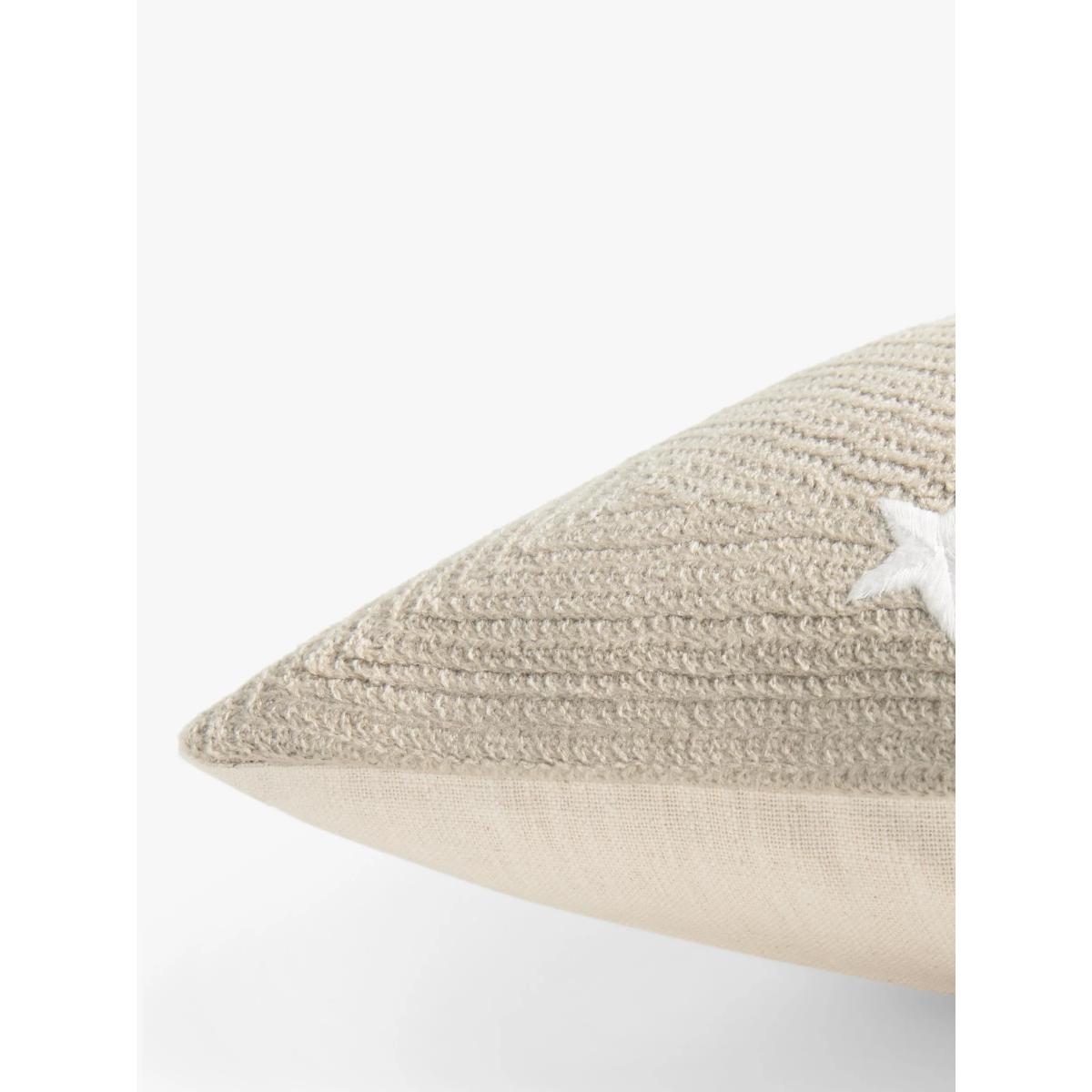 John Lewis Peace Bird Cushion, Greige – image 3