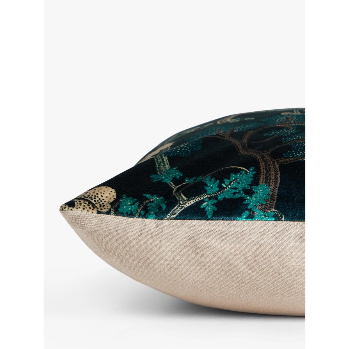John Lewis & Partners Magical Trees Cushion, Peacock – image 3