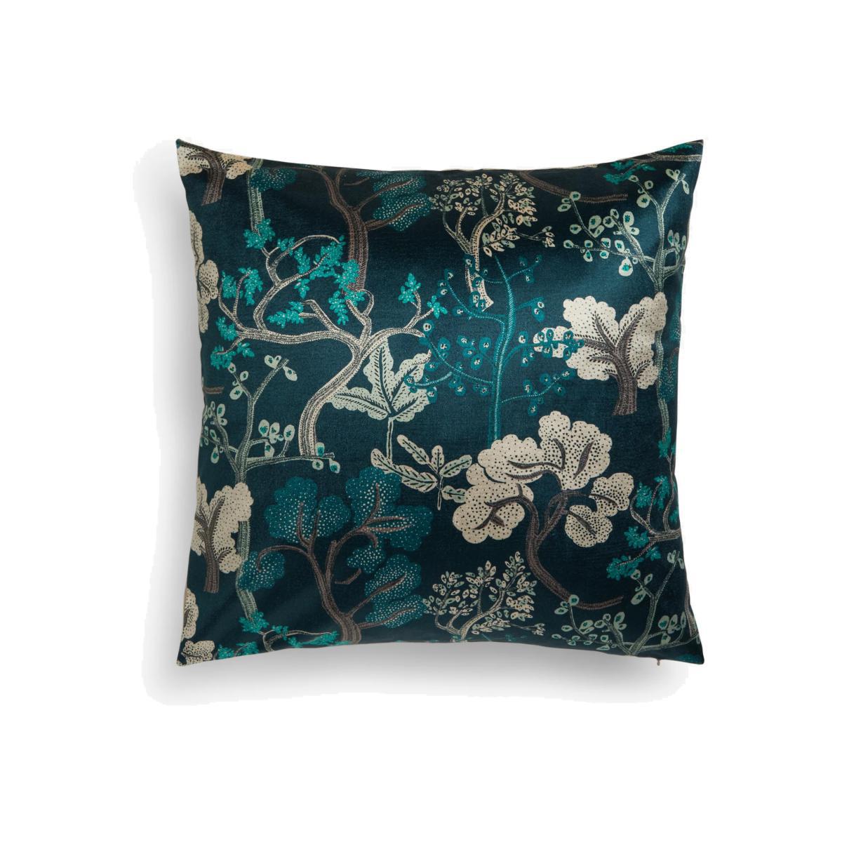 John Lewis & Partners Magical Trees Cushion, Peacock – image 1
