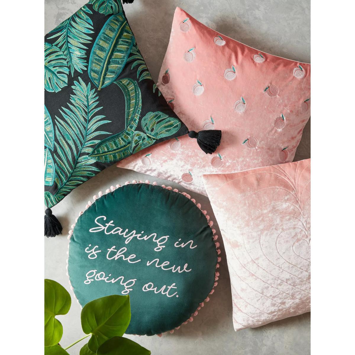Skinnydip Peachy Cushion, Pale Pink – image 2