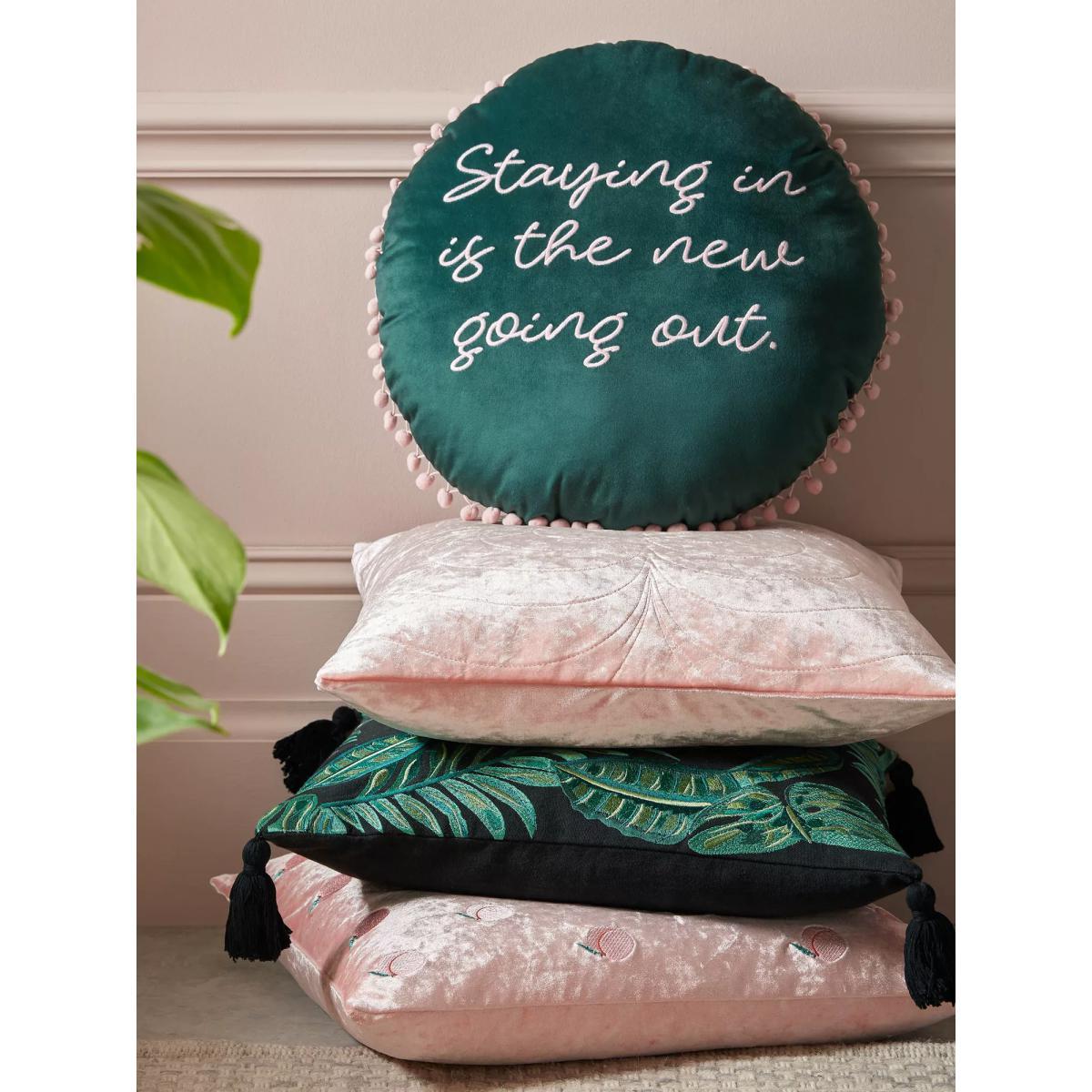 Skinnydip Peachy Cushion, Pale Pink – image 3