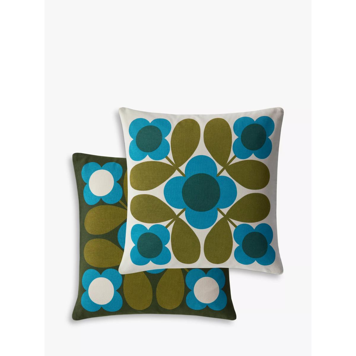 Orla Kiely Flower Tile Cushion, Medium – image 2
