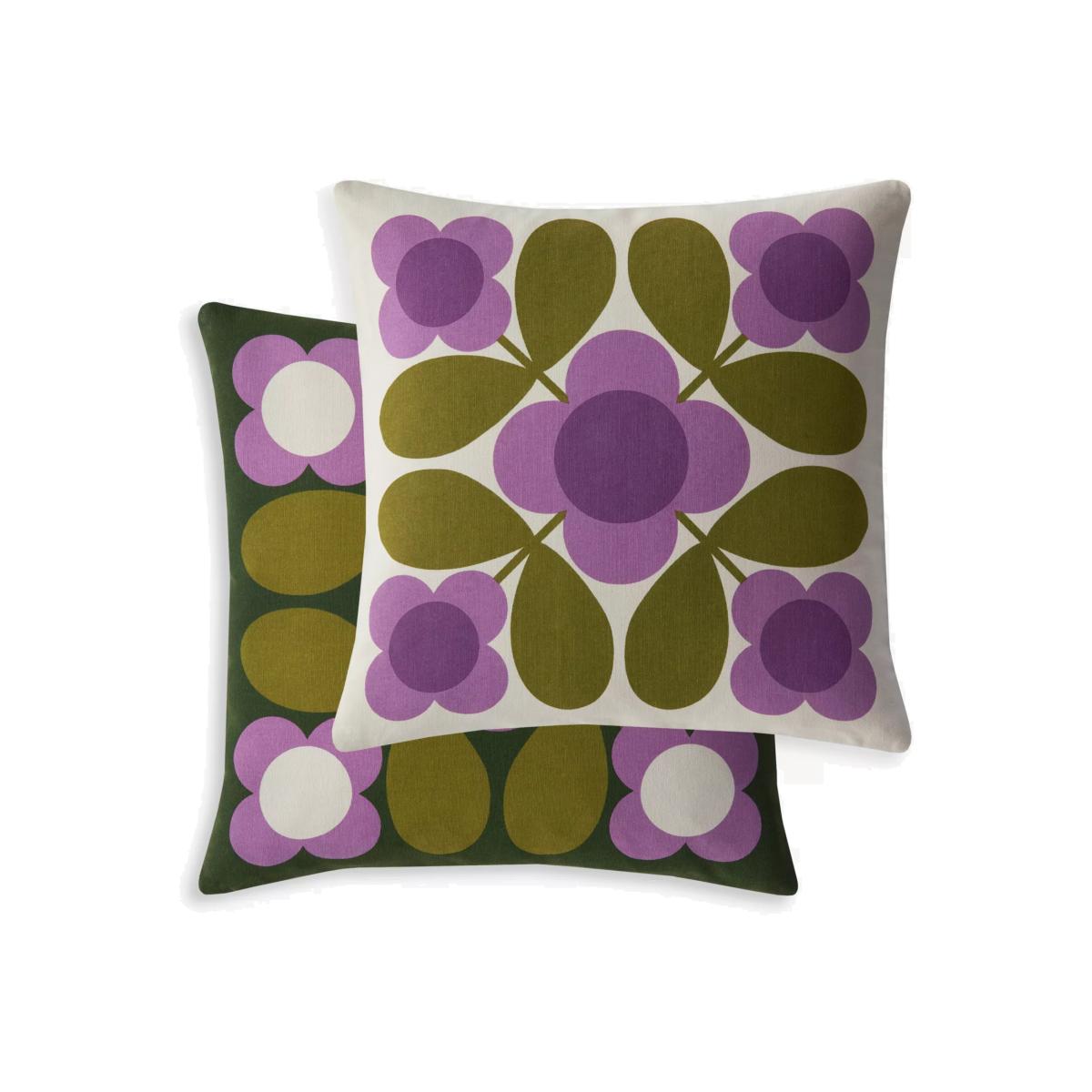 Orla Kiely Flower Tile Cushion, Medium – image 1