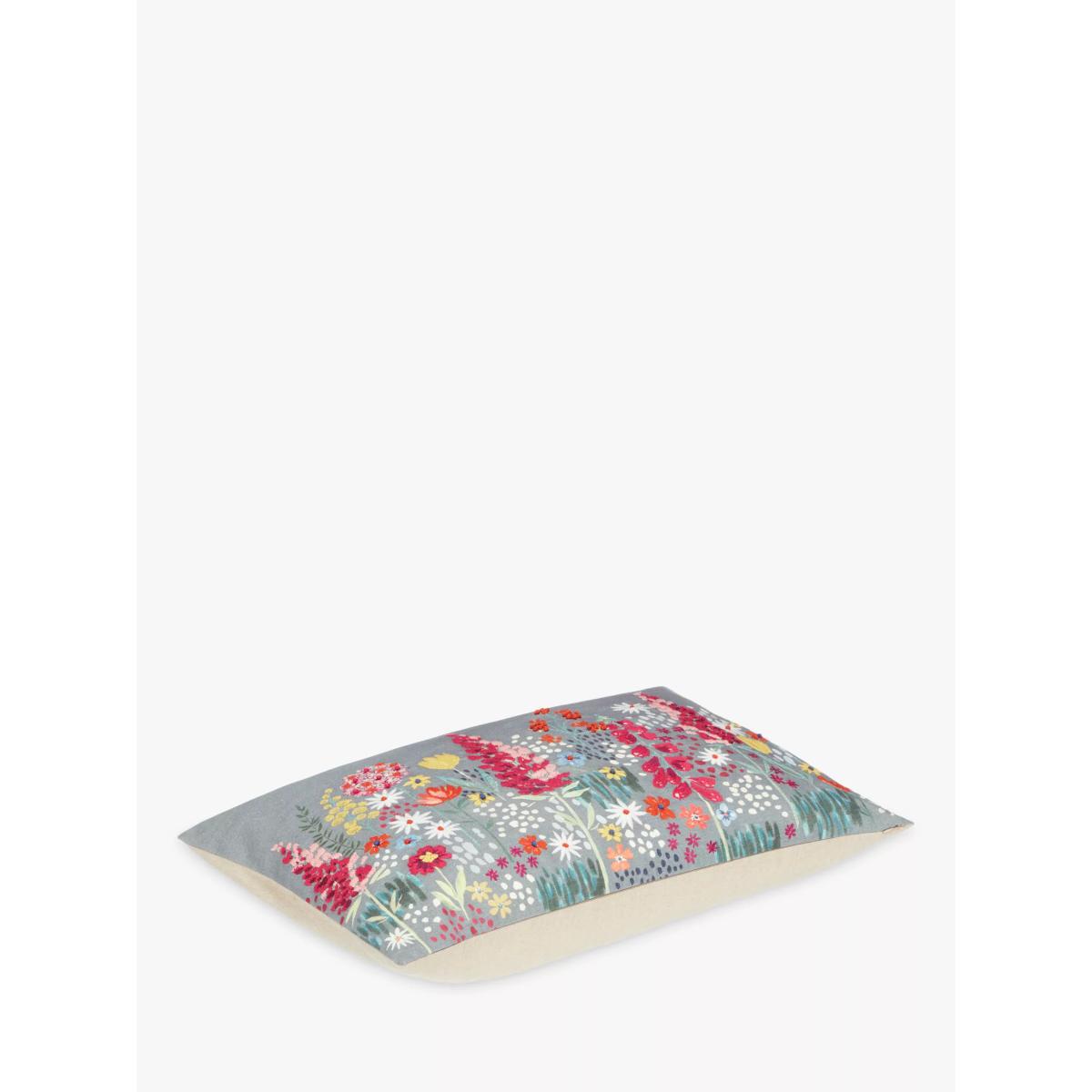 John Lewis & Partners Sissinghurst Border Cushion, Multi – image 2