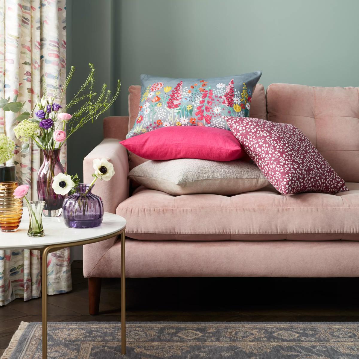 John Lewis & Partners Sissinghurst Border Cushion, Multi – image 4