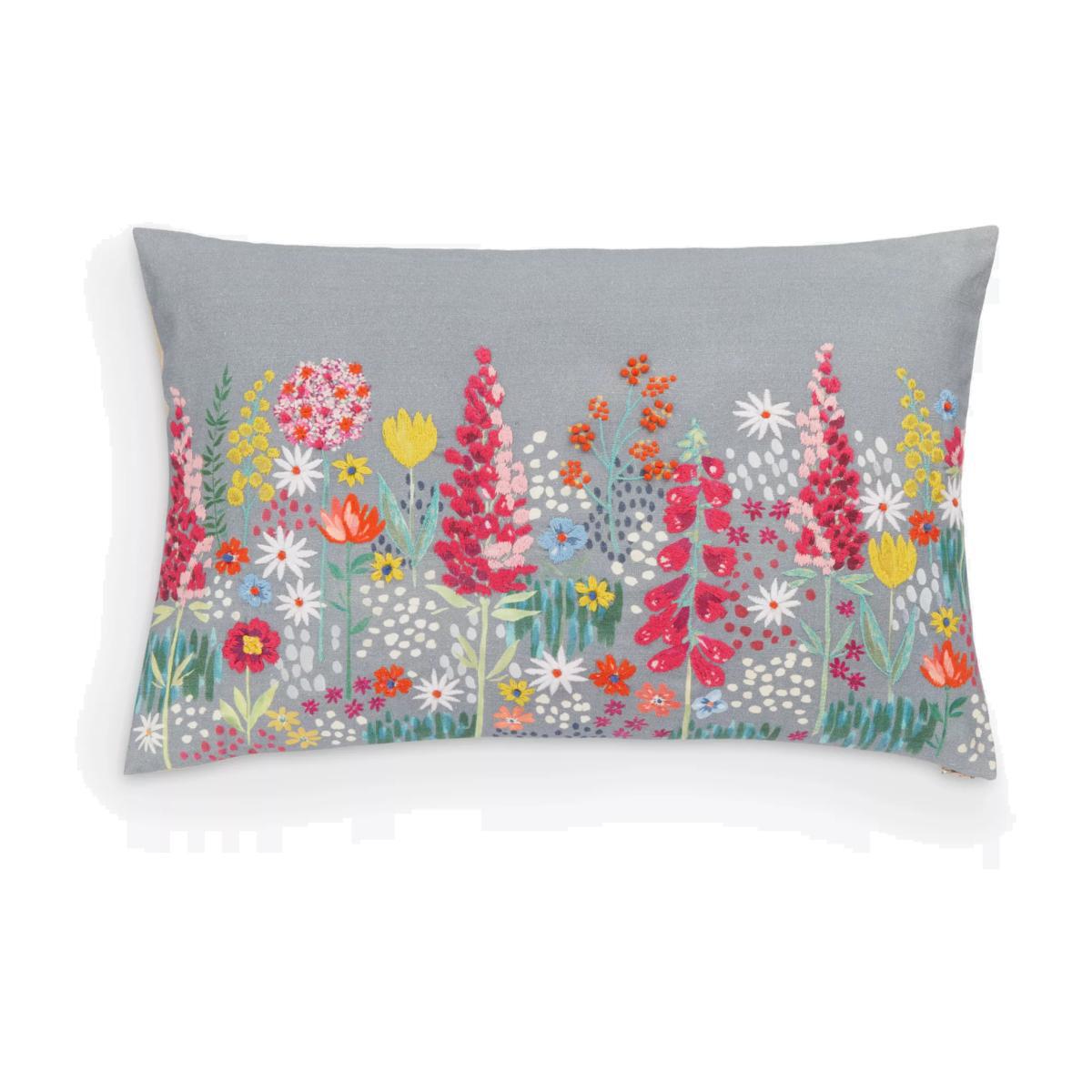 John Lewis & Partners Sissinghurst Border Cushion, Multi – image 1