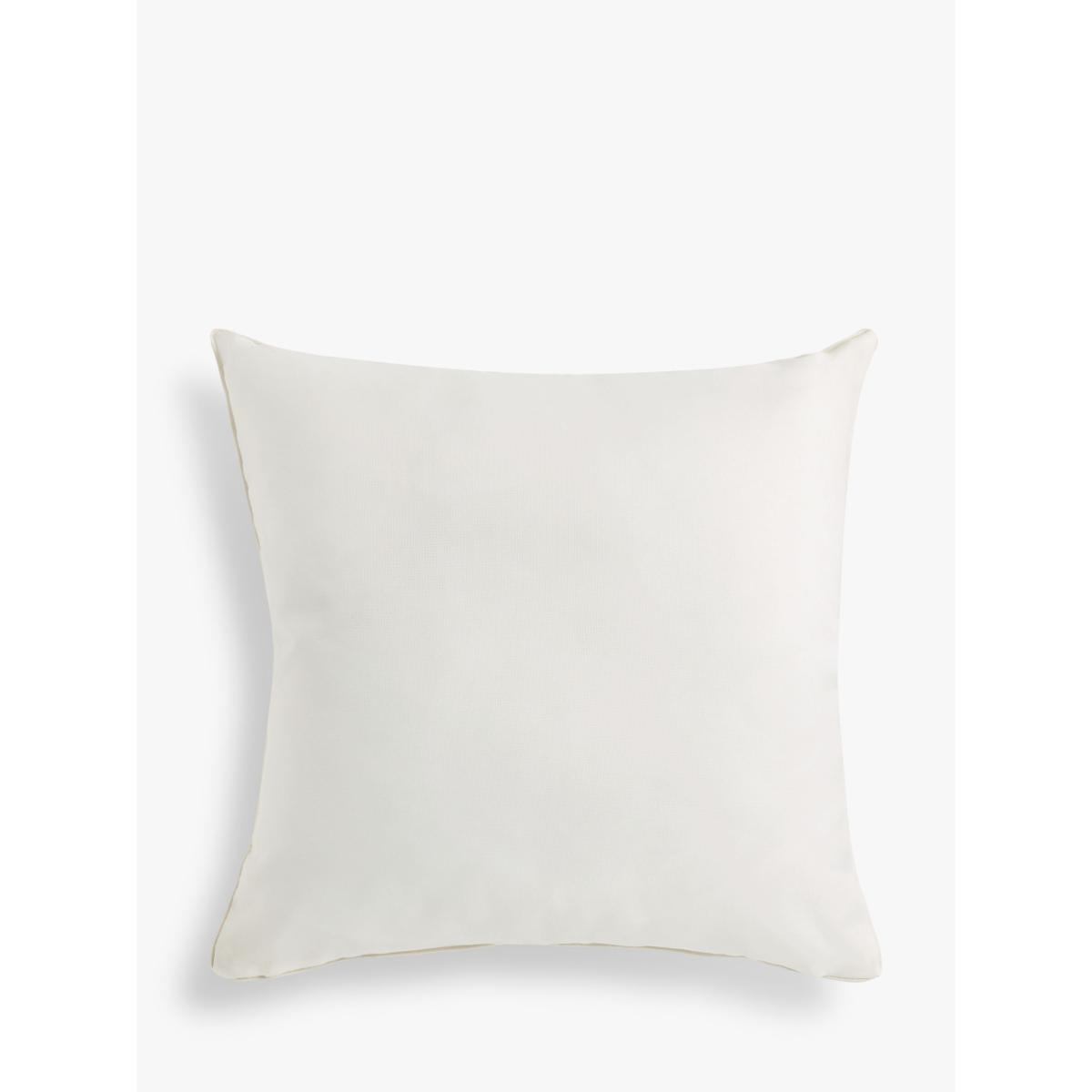John Lewis Seaweed Print Cushion, Yellow/White – image 2