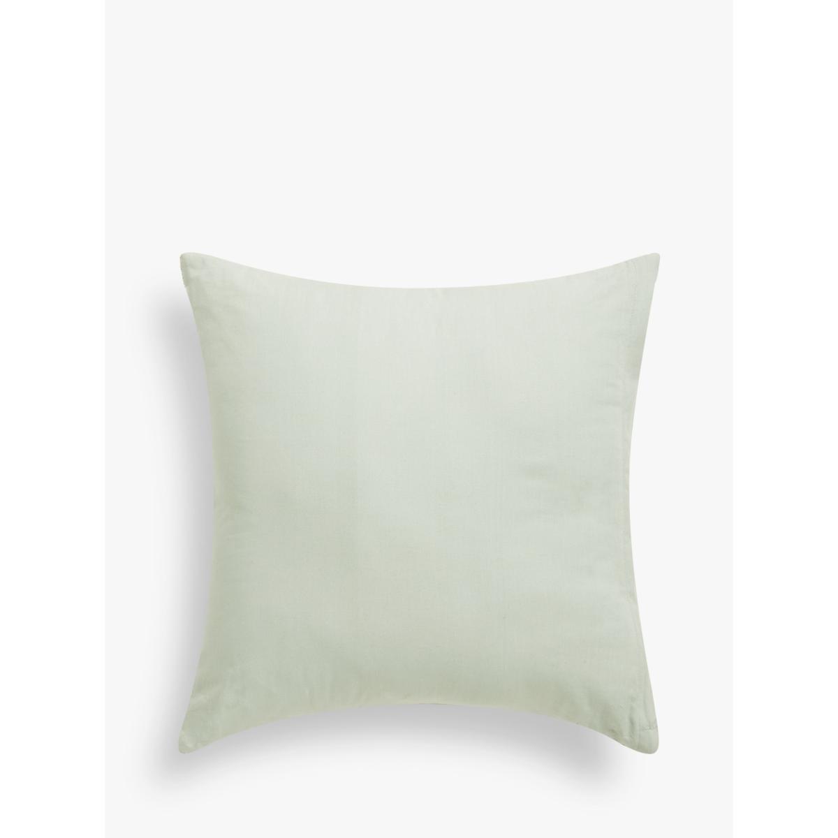 John Lewis Velvet Patchwork Cushion, Multi – image 3