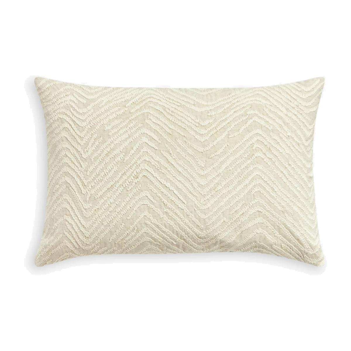 John Lewis Zebra Chervon Cushion, Natural – image 1