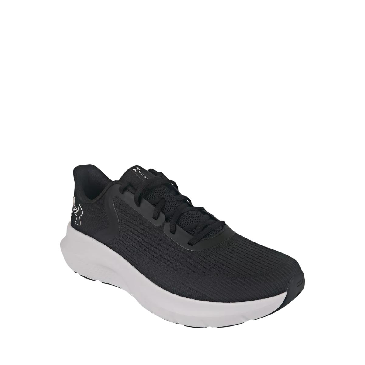 Under Armour Lace Up Cushioned Running Shoes, Anthracite/Pink – image 2