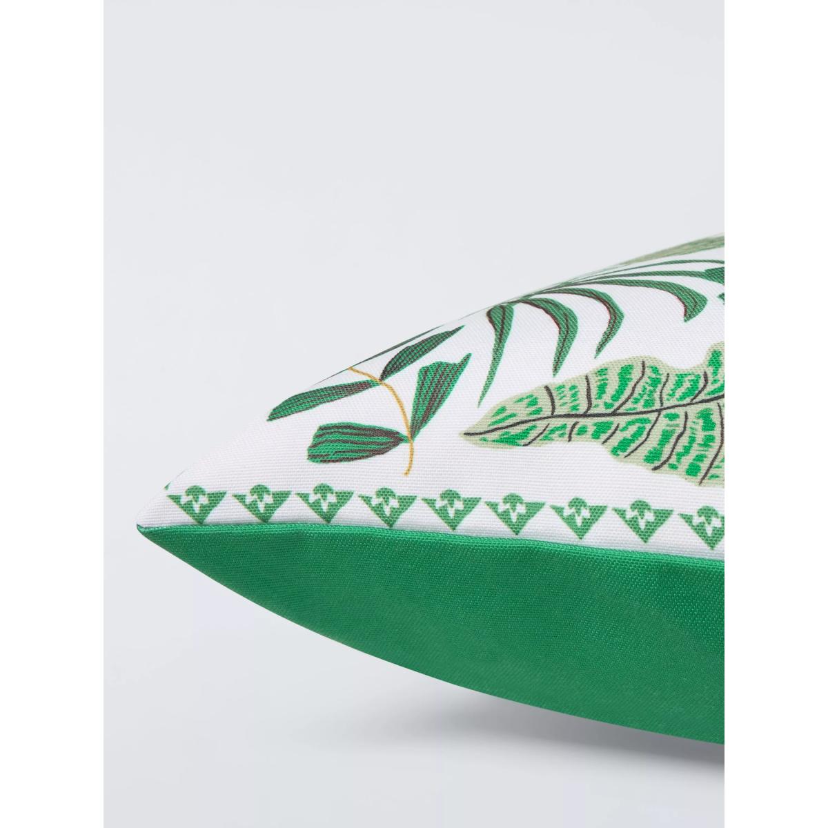 John Lewis Floral Indoor/Outdoor Cushion, Pistachio – image 4