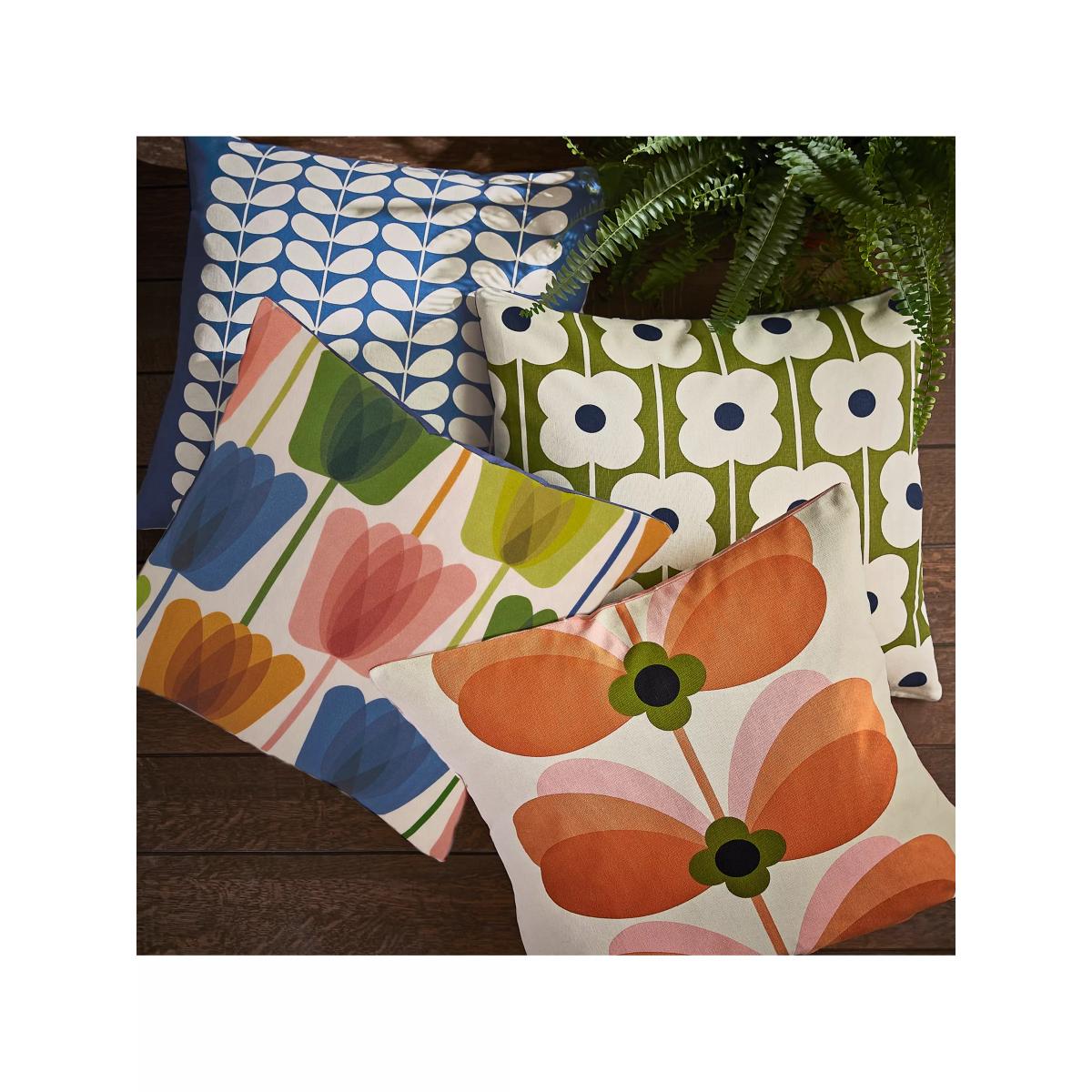 Orla Kiely Tulip Square Cushion, Multi – image 2