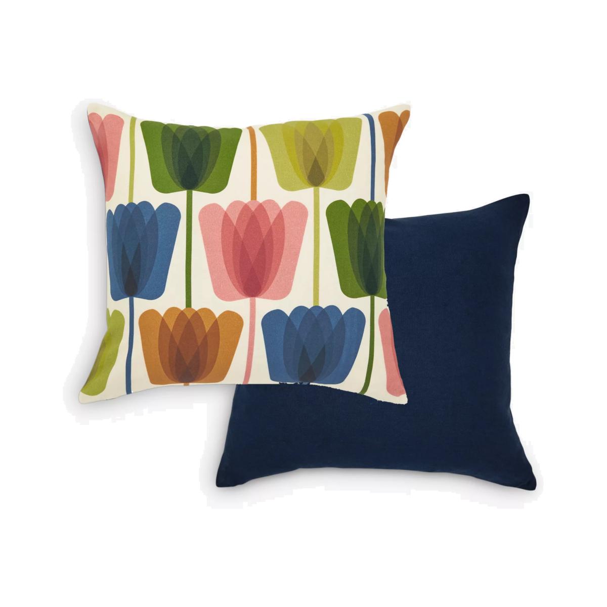 Orla Kiely Tulip Square Cushion, Multi – image 1