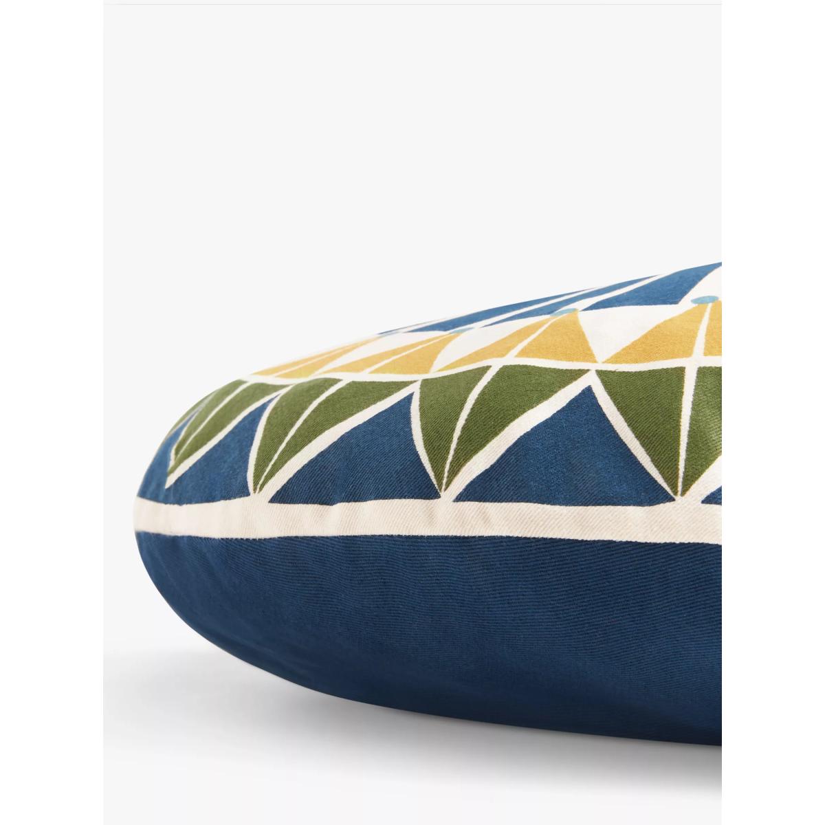 John Lewis Geo Indoor/Outdoor Round Cushion, Multi – image 3
