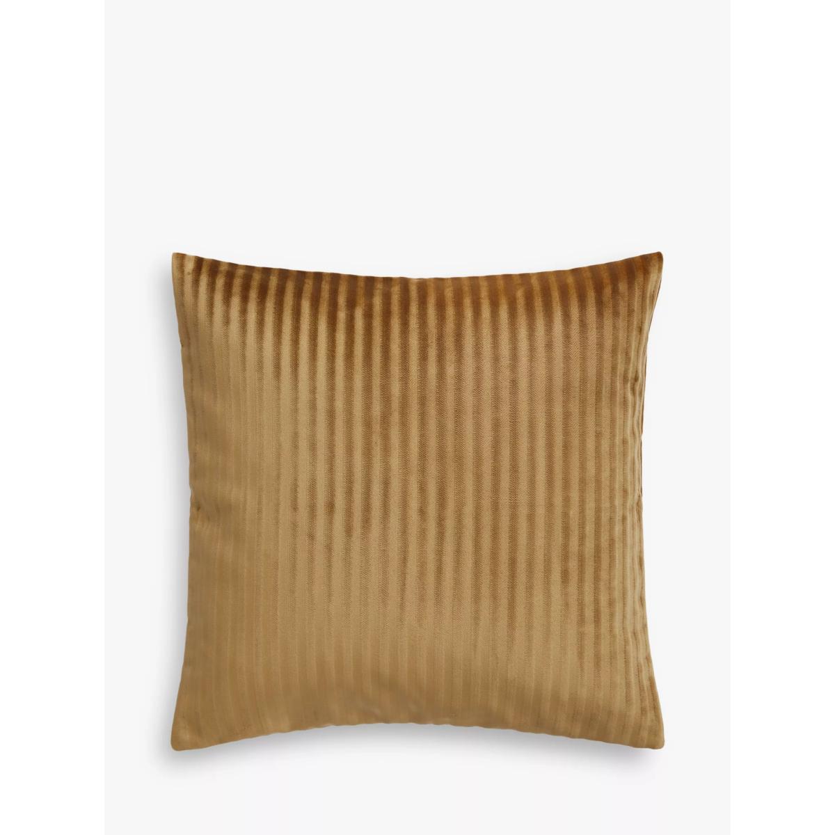 John Lewis Velvet Stripe Cushion – image 2