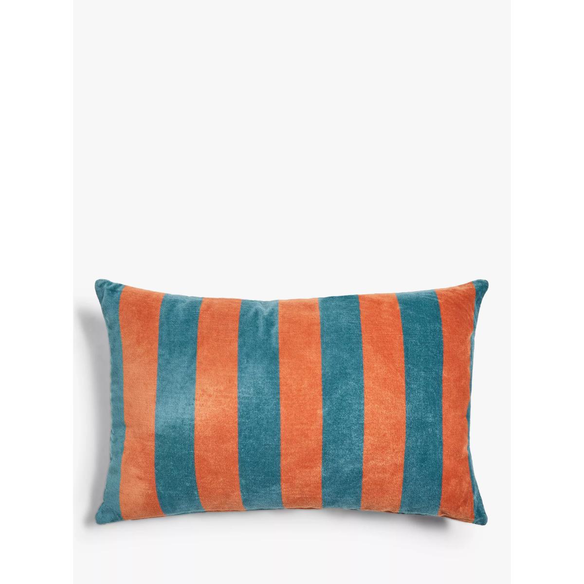 ANYDAY John Lewis & Partners Velvet Stripe Cushion – image 2