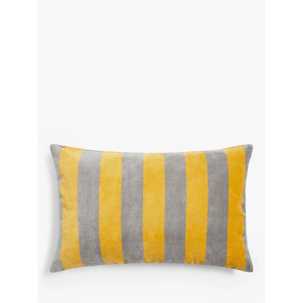 ANYDAY John Lewis & Partners Velvet Stripe Cushion – image 4
