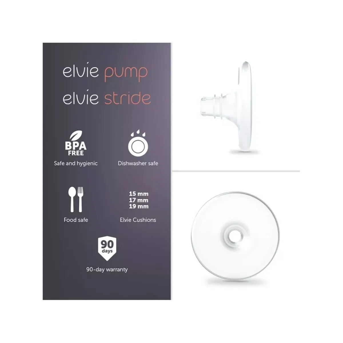 Elvie Silicone Nipple Cushions, Pack of 2 – image 4