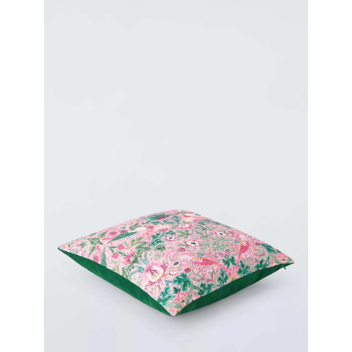 Morris & Co. Strawberry Thief Cushion, Miami – image 3
