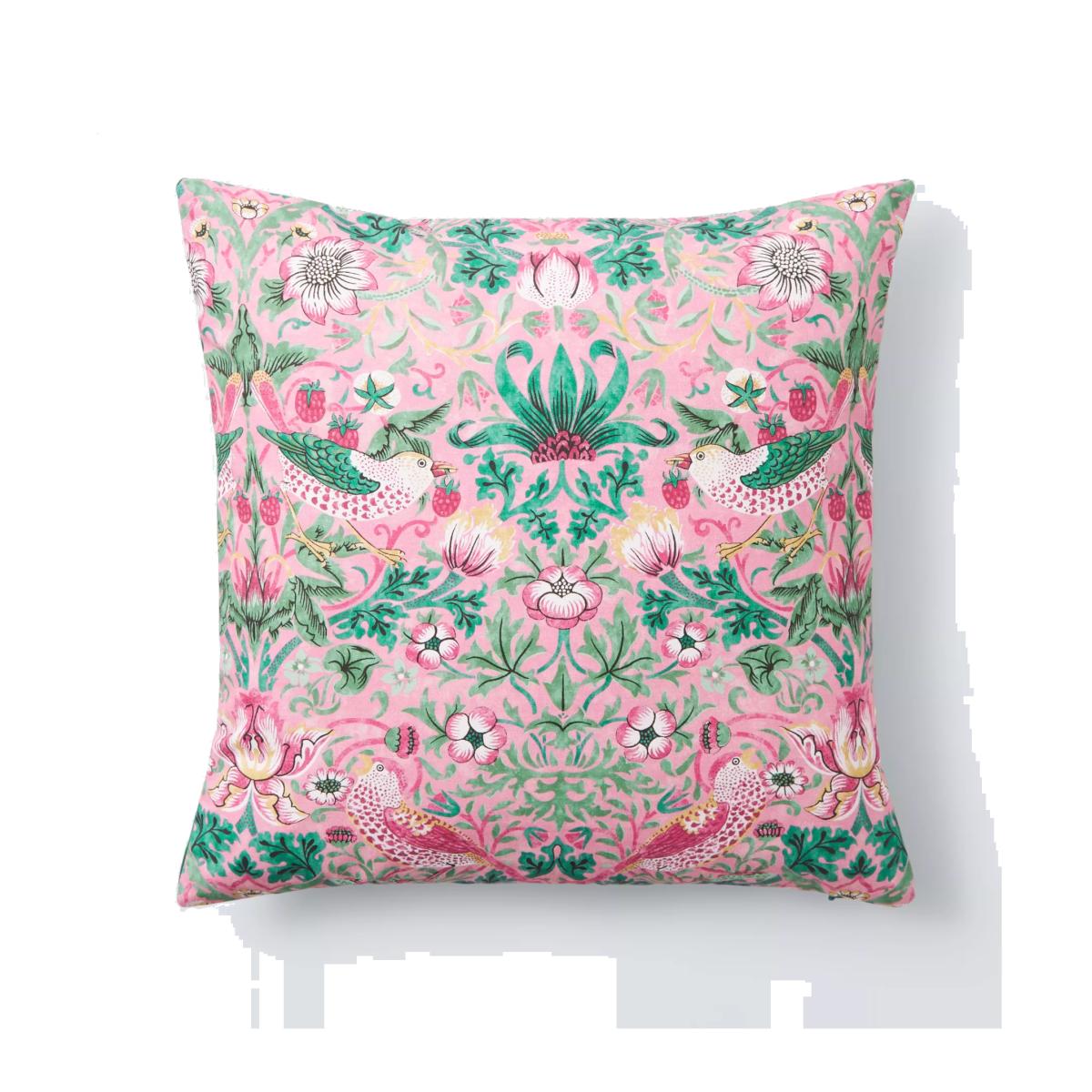 Morris & Co. Strawberry Thief Cushion, Miami – image 1