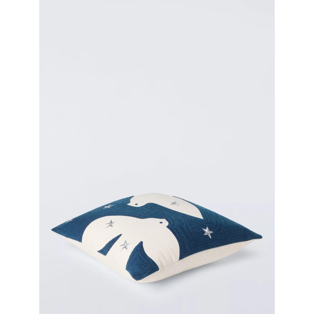 John Lewis Peace Bird Cushion, Midnight – image 3