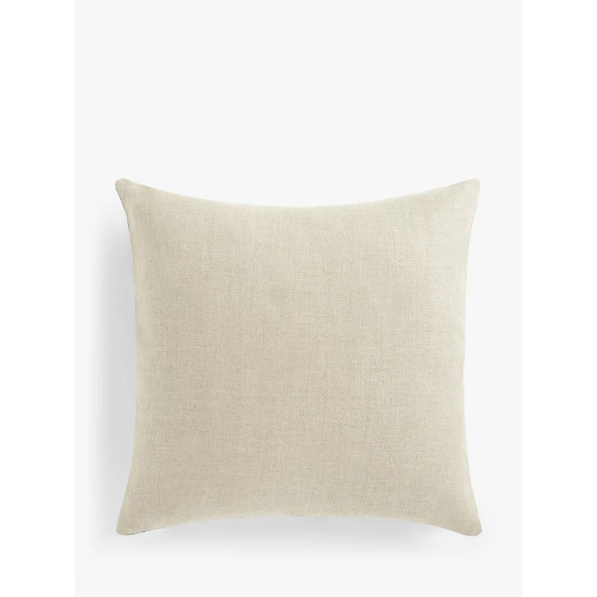 Sanderson Hollyhocks Cushion, Yellow / Multi – image 2