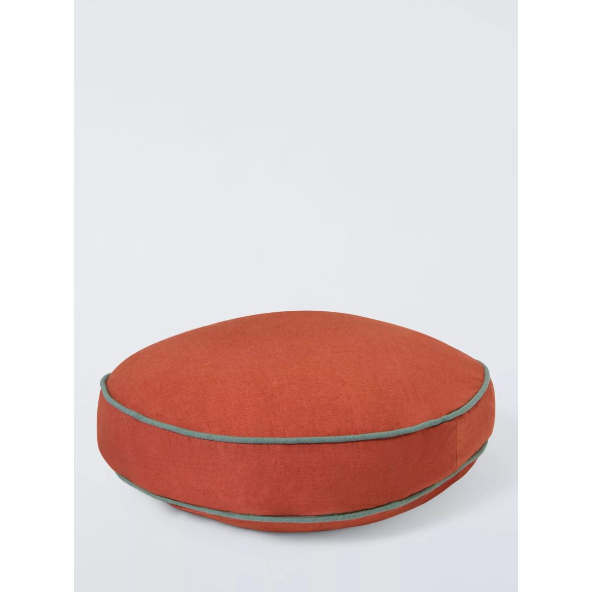 John Lewis Cotton Linen Round Scatter Cushion, 40cm – image 3