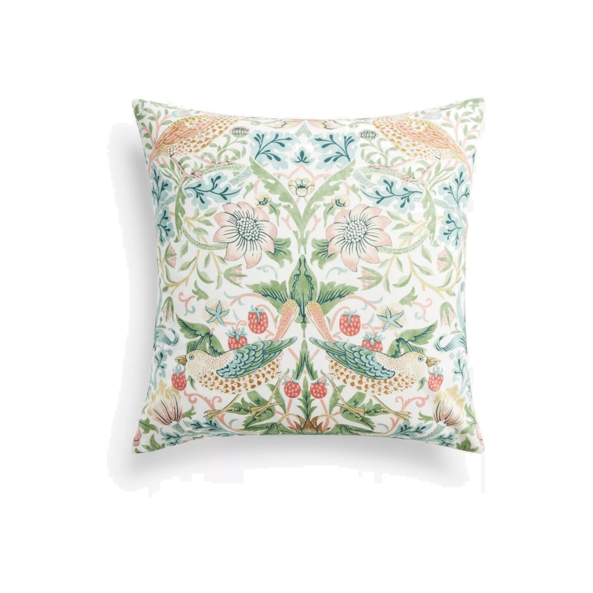 Morris & Co. Strawberry Thief Cushion – image 1