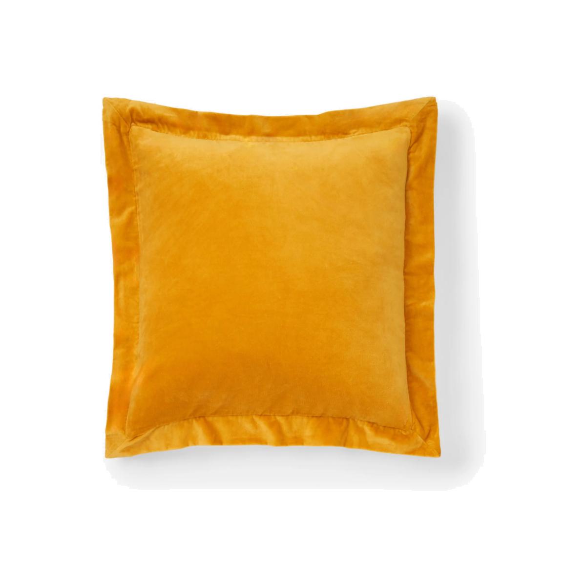 Truly Flanged Square Velvet Cushion – image 1