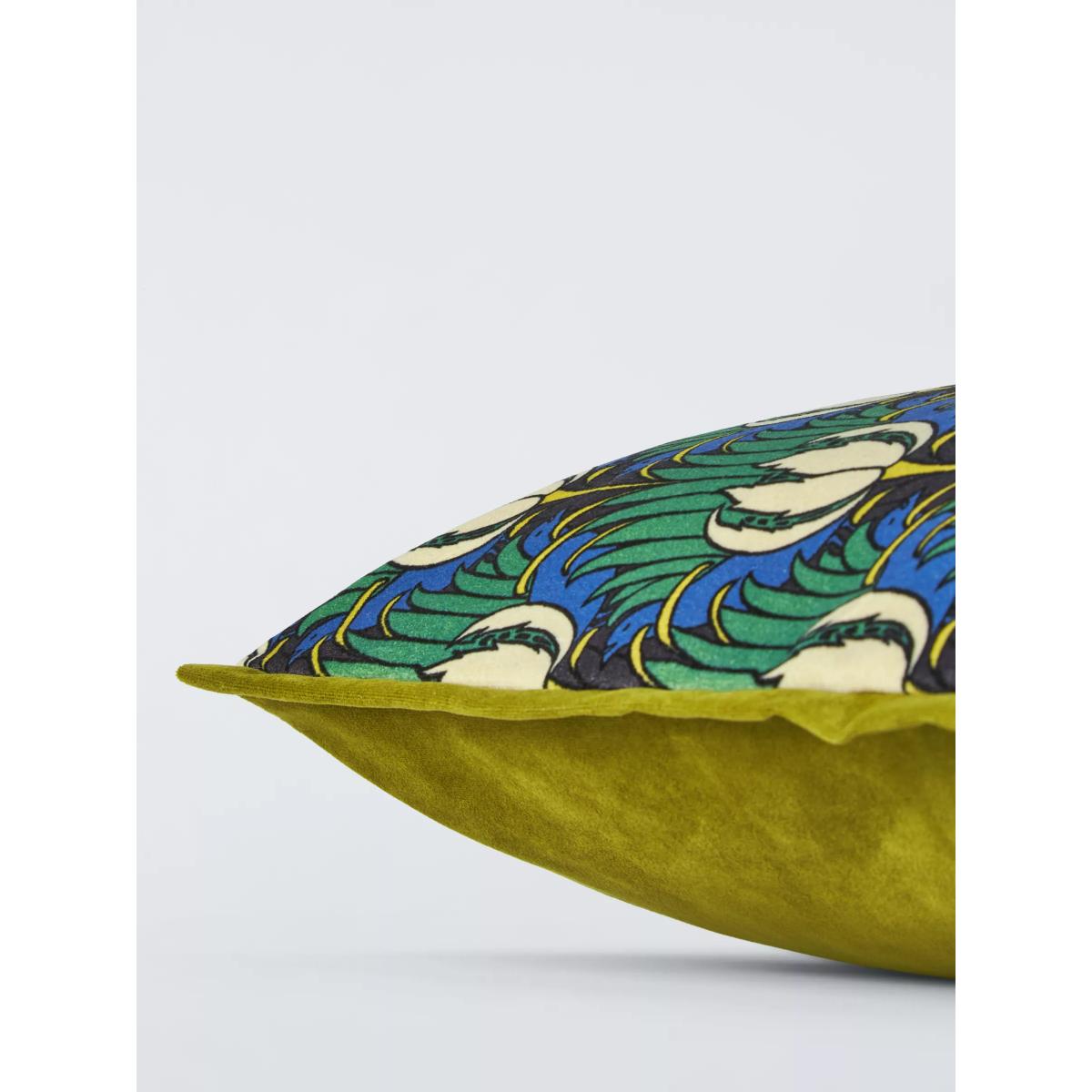 Morris & Co. Tulip and Bird Velvet Cushion – image 4