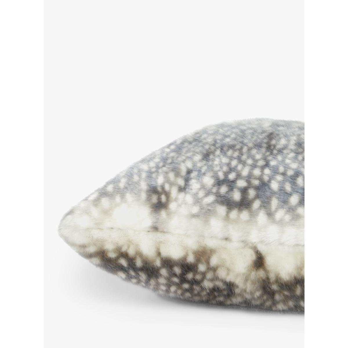 John Lewis Faux Reindeer Fur Cushion – image 2