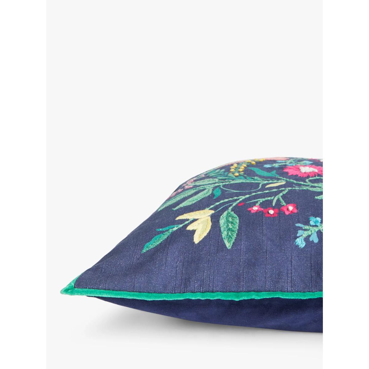 John Lewis Foxlease Floral Embroidered Cushion – image 2