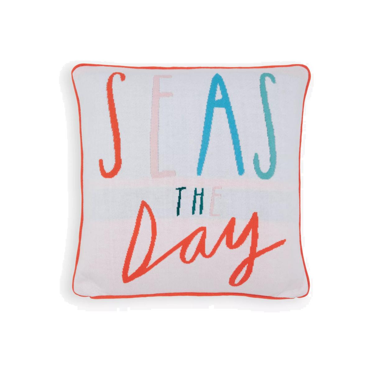 Joules Seas The Day Cushion, Multi – image 1