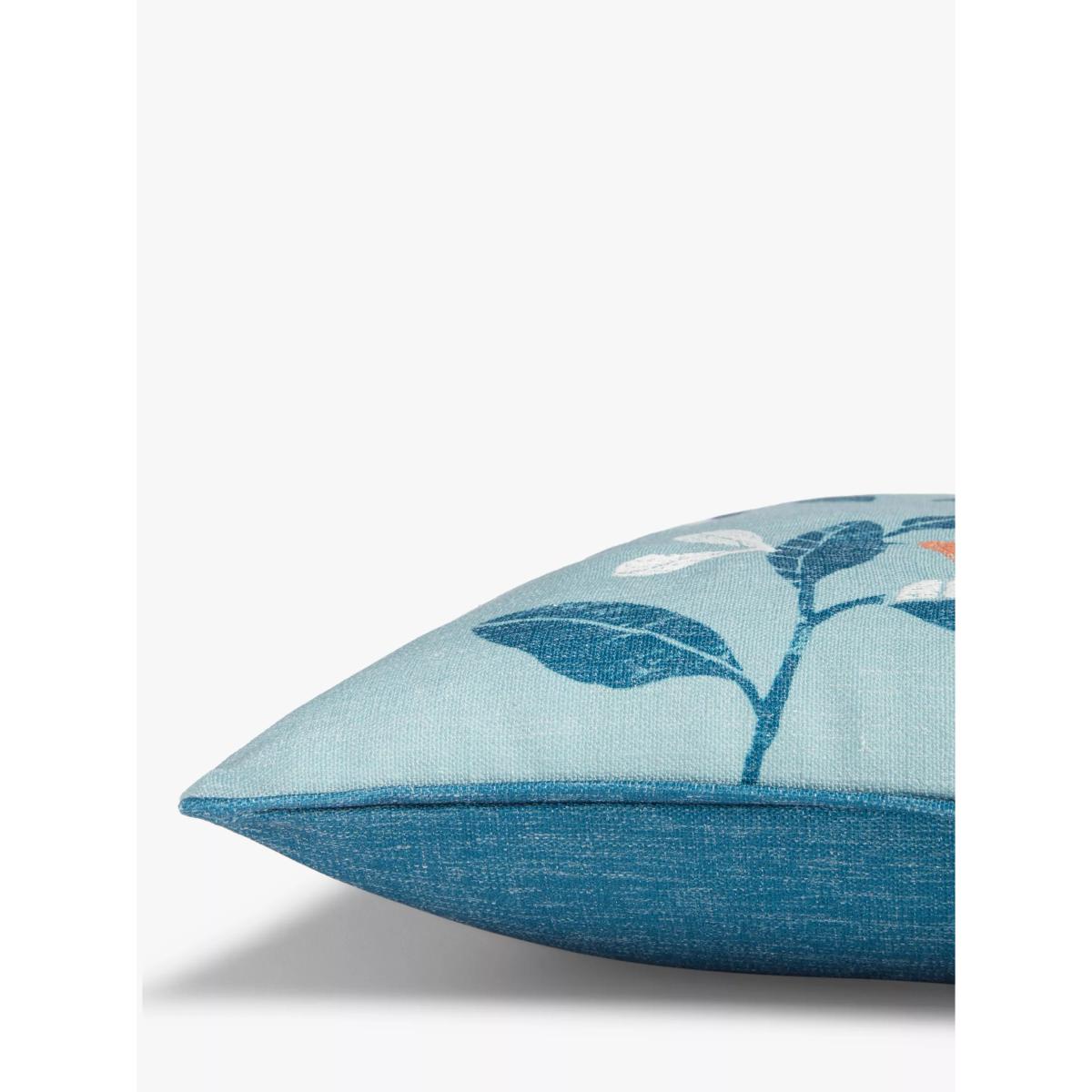 ANYDAY John Lewis & Partners Birdie Branch Cushion, Duck Egg – image 4