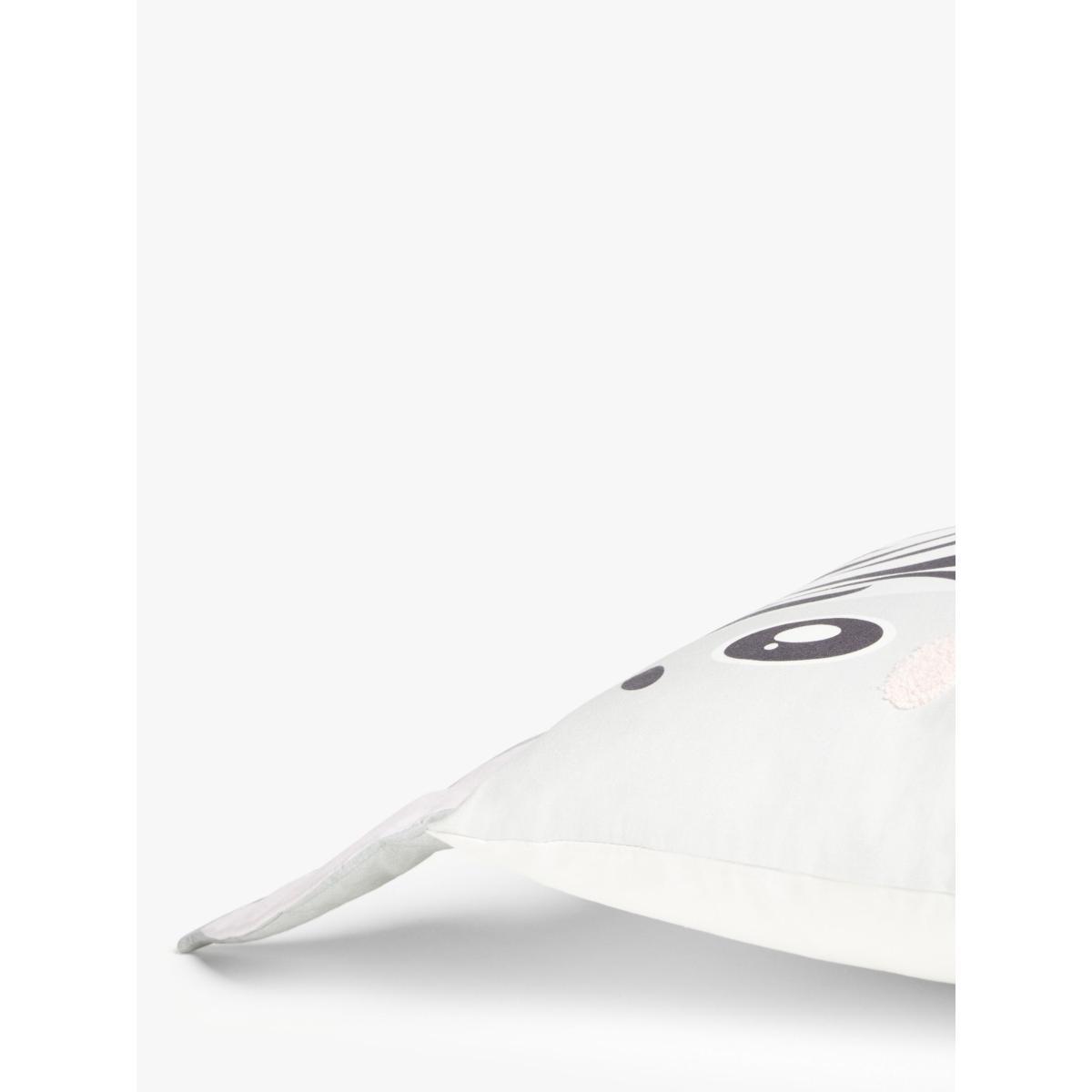 little home at John Lewis Zebra Cushion, Multi – image 3
