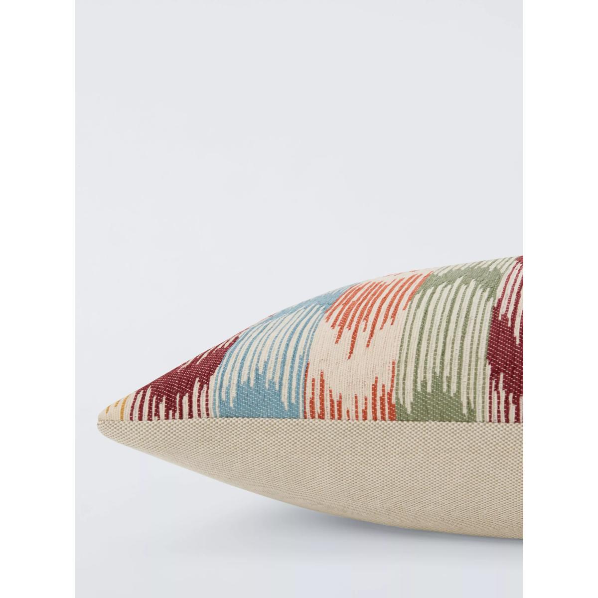 John Lewis Anika Ikat Cushion, Multi – image 4