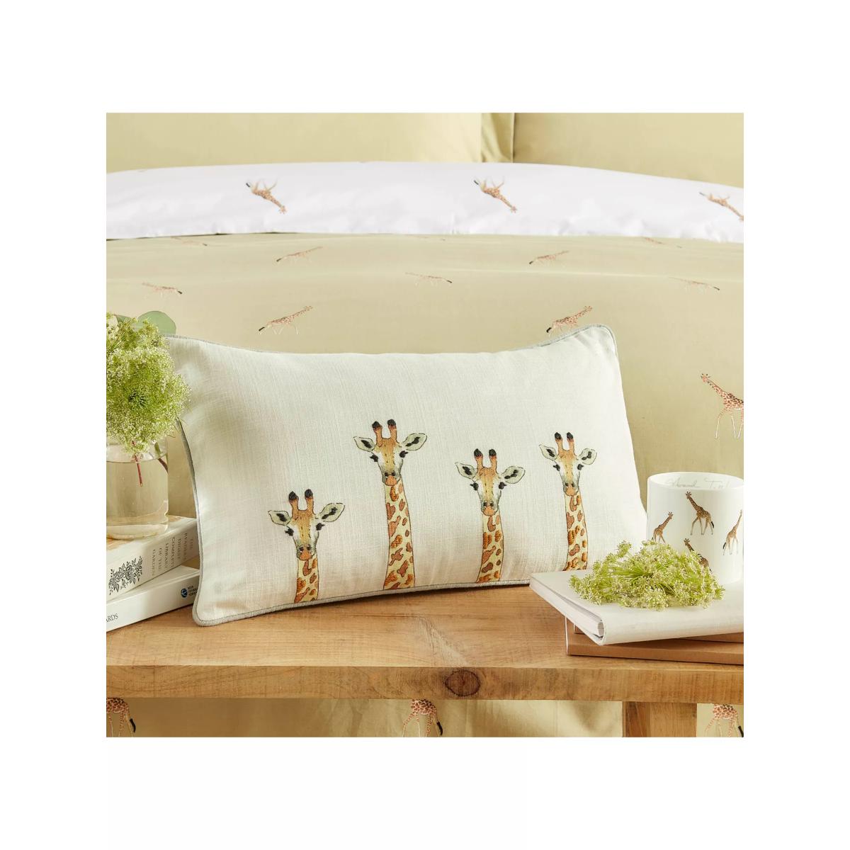 Sophie Allport Giraffe Cushion, Natural – image 2
