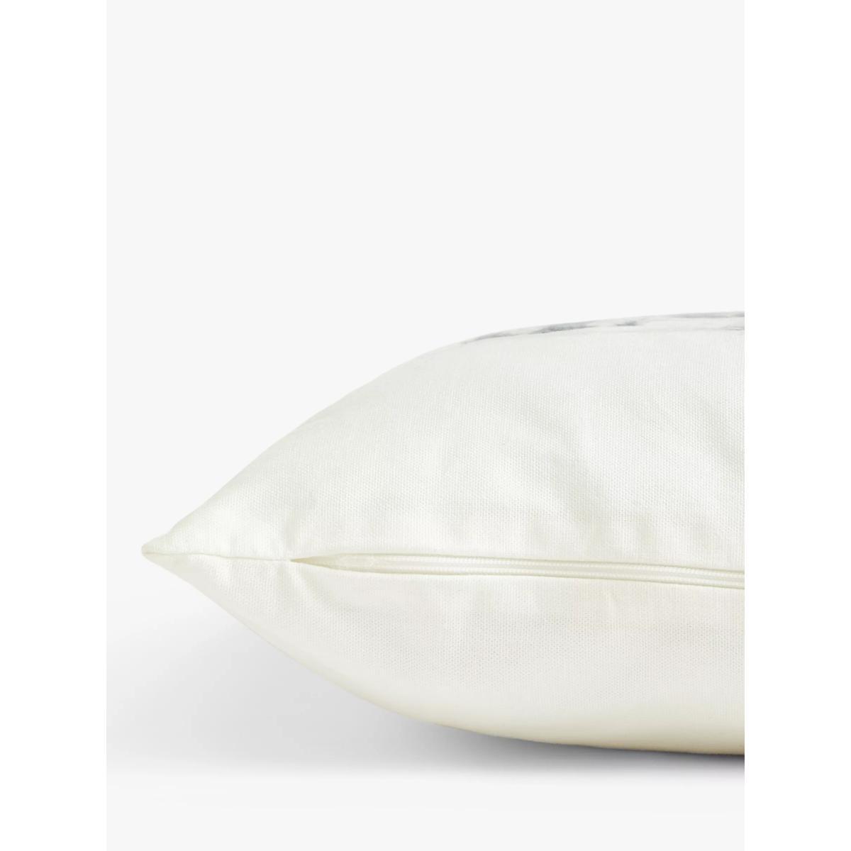 John Lewis & Partners Polar Bear Cushion, White – image 4