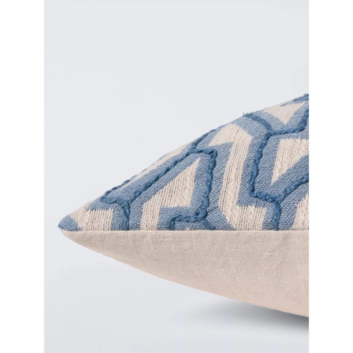 John Lewis Link Cushion, Blue – image 3