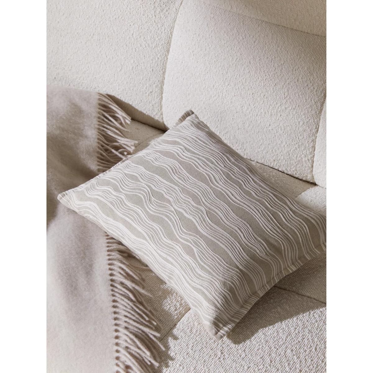 John Lewis Rhythm Cushion, Natural – image 2
