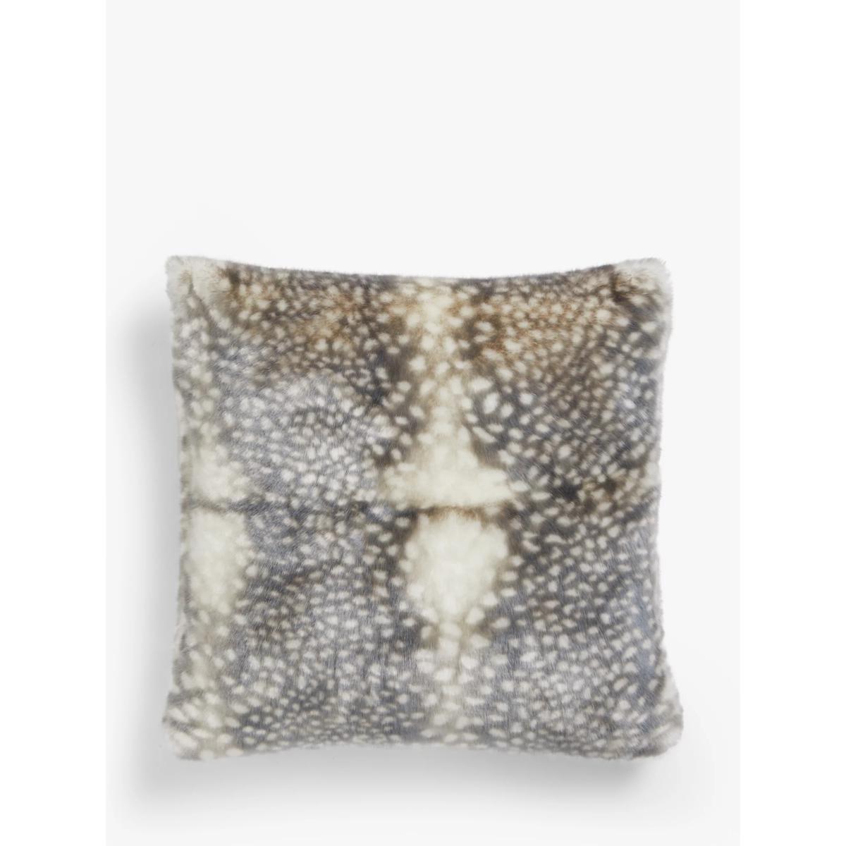 John Lewis & Partners Faux Reindeer Fur Cushion – image 2