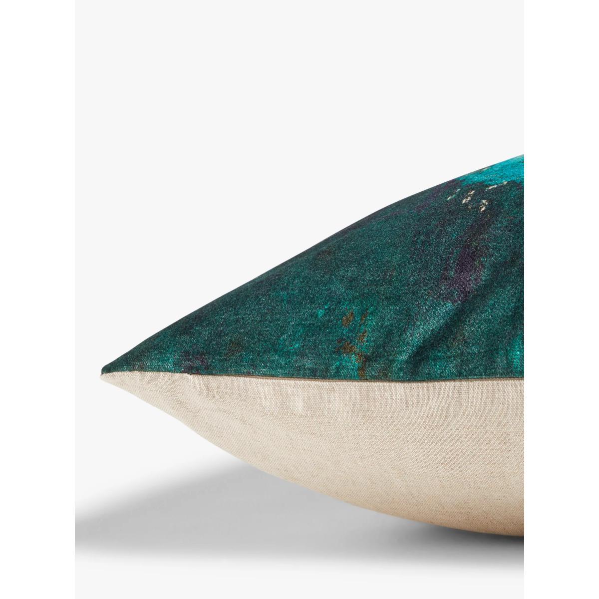 John Lewis & Partners Alba Abstract Cushion, Green / Multi – image 3