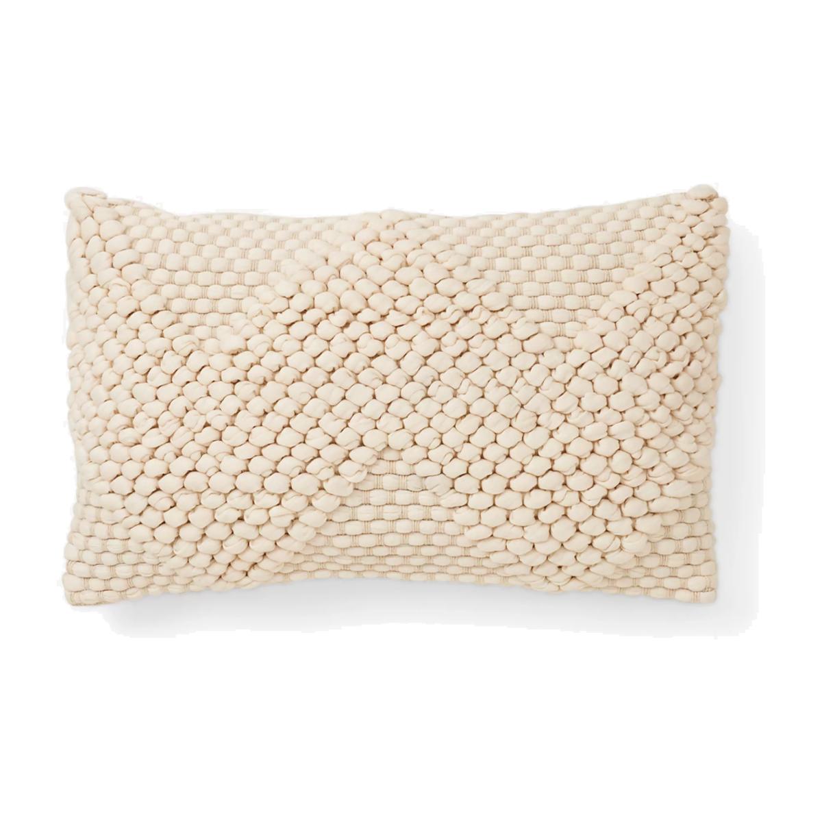 Truly Knotted Ecru Lombard Cushion – image 1