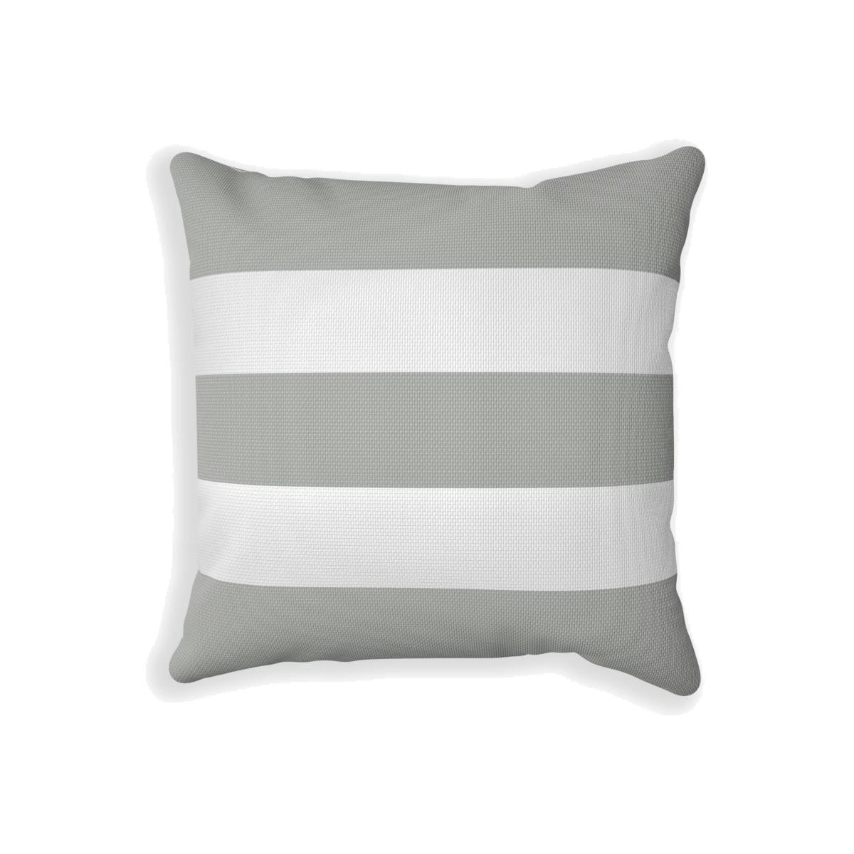John Lewis & Partners Striped Garden Cushion, 43 x 43cm – image 1