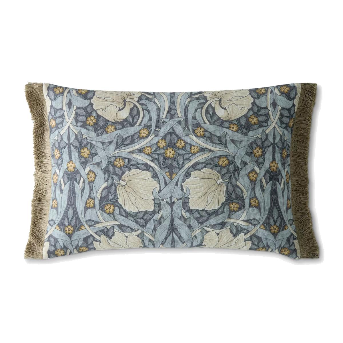 William Morris At Home Pimpernel Rectangular Cushion, Ink – image 1