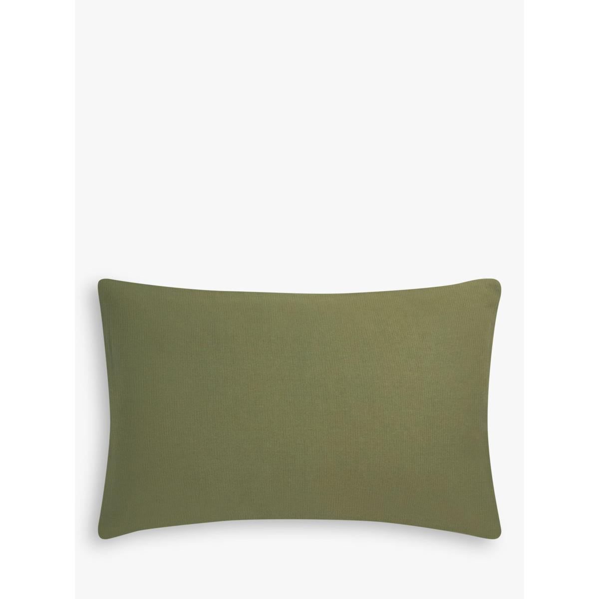 John Lewis Corded Rectangular Cushion, Avocado – image 2